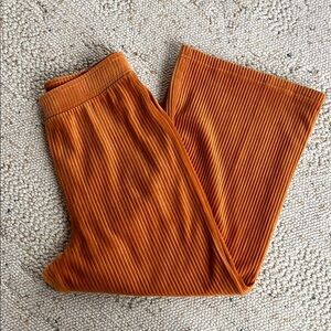 BP Ribbed Burnt Orange Pants